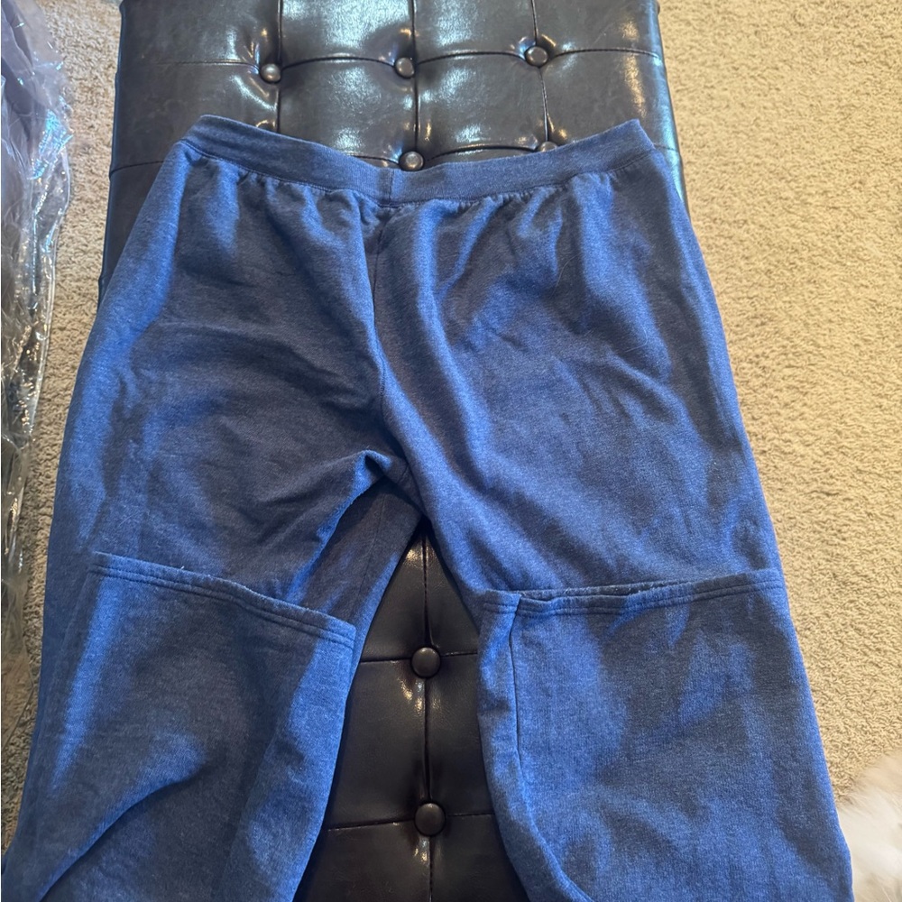 - Ladies Hanes fleece pants size large in EUC